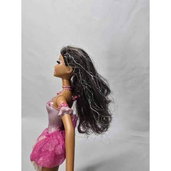 2005 Barbie Fairytopia Mermaidia Elina African American doll- NO WINGS- HTF - Picture 4 of 16